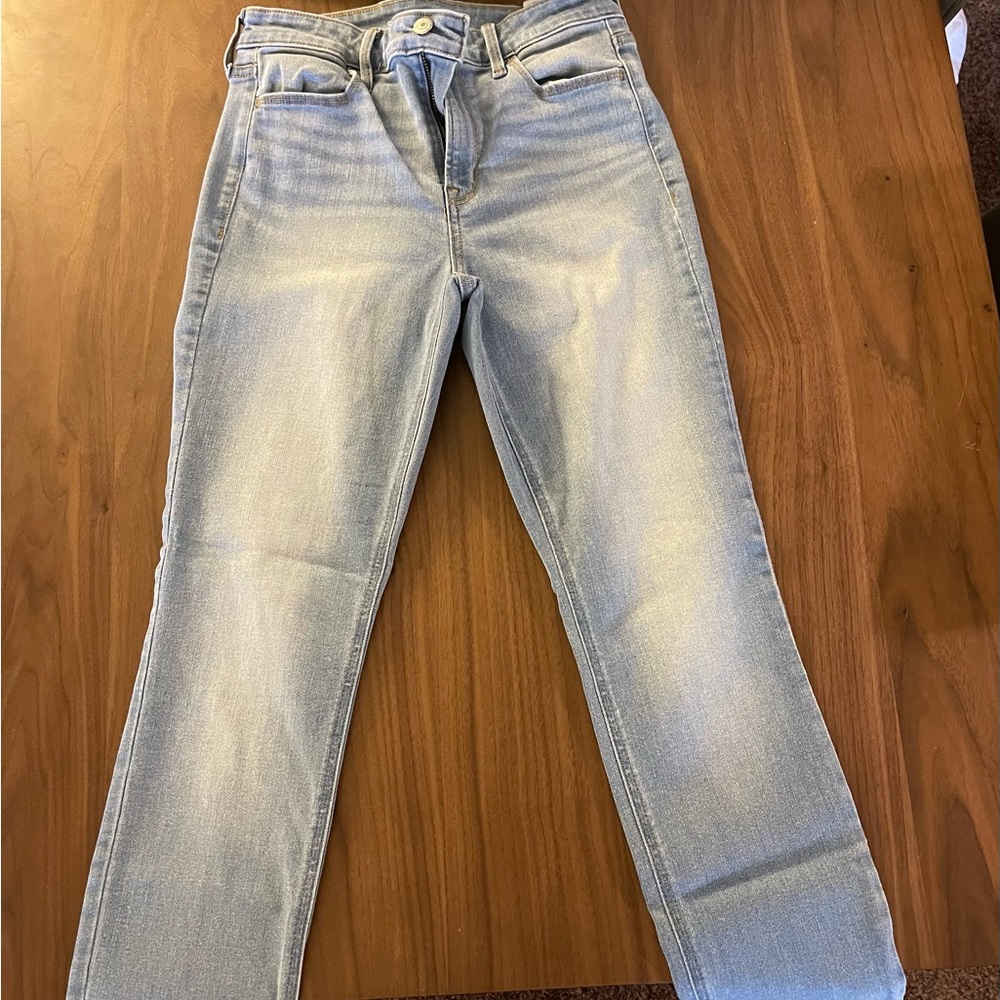 Old Navy, size 6, high rise straight leg jean pants